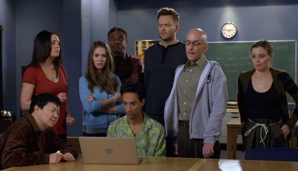 Season 1 thumbnail of Pierce holding Jeff's face